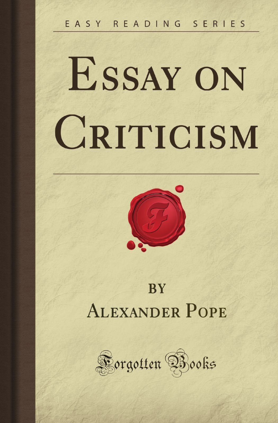 An Essay on Criticism: Writer Crossword
